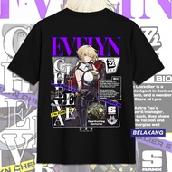 EVELYN ZZZ EVELYN CHEVALIER ZENLESS ZONE ZERO DB T-Shirt Anime Distro Unisex Men's T-Shirt TopWanita