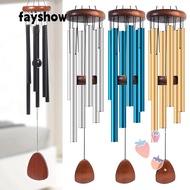 FAYSHOWSG Metal Tubes Windchime, 6 Rods Aluminum Aluminum Wind Chimes,  37 Inch Pendant Large Wind B