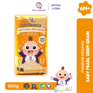 Q BABY MARKET Premium Organic Baby Pearl Germ Rice 有机宝宝珍珠胚芽米 (Expired: 1/9/2026)