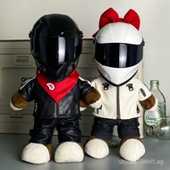 Helmet Doll Pendant Bear Tail Box Gift Pull BMW Motorcycle Doll BMW Decorative Doll Motorcycle