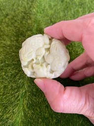 菜花玉 抗癌之石 貔貅吊墜 Cauliflower jade anticancer pendant 5393