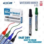 Gxin Whiteboard Marker G-213 (500) Bullet Point Non-Permanent | Fast Dry | Easy to Erase (Artline Al
