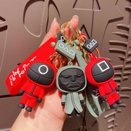 Squid Game - 3D mini Squid Game character design keychain Car and backpack decorations [Christmas gi