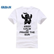 DILDAN Hot Game DARK SOULS T-shirt Cosplay Praise the sun T shirt Fashion Cotton Summer Hot Tees