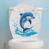 Cartoon Whale Removable Toilet Sticker Bathroom Sticker Self-Adhesive20260326