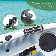 2/4 ชิ้น Kayak Track Mount อุปกรณ์เสริมผู้ถือ Paddle ตกปลา Kayak Rail อุปกรณ์เสริม Kayak Track Mount