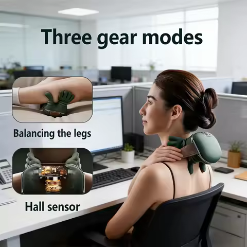 New Shoulder and Neck Massager, Neck Massager, Fully Automatic Charging Finger Press Hand Massager (