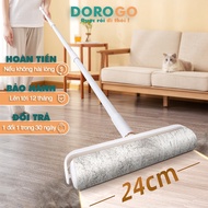 Long-handled cat hair roller, dust roller for pet hair and clothes with cover AT801