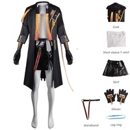 {gykhhguk} Game Honkai Star Rail Trailblazer Cosplay Costume Caelus Stelle Uniform Full Outfit Hallo