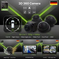 Radical Audio 3D 360* Camera universal 4pcs