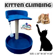 Kitten Climbing Frame Durable Cat Tree Play Scratcher Play Bed Toy Kucing Scratcher Cat Tree Durable Cat