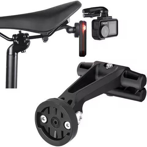 Bike Mount Seat Rail Mount Compatible with Garmin Varia RTL515 RVR315 RTL510 RearVue 820 Cycling Rad