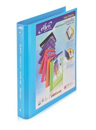 Elfen แฟ้ม แฟ้มใส่เอกสาร a4 แฟ้ม 3ห่วง แฟ้มโชว์เอกสาร elfen 4443 A4 (คลิป 3 ห่วง) พร้อมไส้แฟ้ม ยกโหล