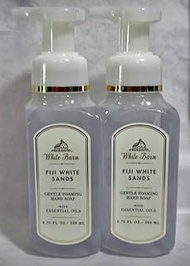 Bath and Body Works Fiji White Sands Soap, 8.75 Ounce, Pack of 2 White Sand, Vanilla Orchid, and War