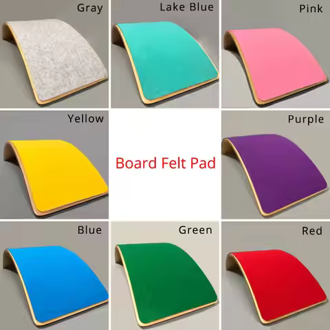 Felt Pad for Wood Balance Board Cover Pad With Adhesive Curved Board Non-slip Mat Children Game Exer