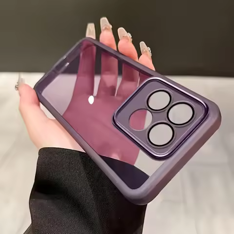 Transparent Phone Soft Case For Motorola Edge 40 Neo Pro 50 60 Fusion Moto G56 5G G86 G06 Power Came