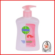 น้ำยาล้างมือ น้ำยาทำความสะอาด สบู่เหลวล้างมือ DETTOL SKKINCARE 225 มล. 
 มีส่วนผสมของมอยส์เจอร์ไรเซอร์ และวิตามิน ปกป้อง