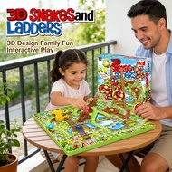 Snake 3D : Ladders Game Ups Family 3D