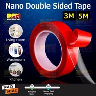 Double-sided 3M Strong Clear Transparent Acrylic Foam Adhesive Tape/Pita Pelekat Dua Sisi