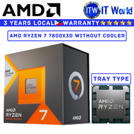 Itw | AMD Ryzen 7 7800X3D 8 Cores 16 Threads Desktop Processor without Cooler (Box | Tray Type)