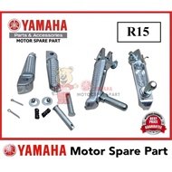 YAMAHA R15 FOOTREST 0 FOOT REST PIJAK KAKI PEDAL DEPAN BELAKANG EKOR FRONT REAR YZ R25 R3 R6 MT25 MT