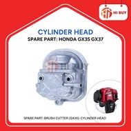 BRUSH CUTTER (GX35): CYLINDER HEAD FOR GX35 GX37/ SPARE PART MESIN RUMPUT HONDA VIPRO DINYI OGAWA