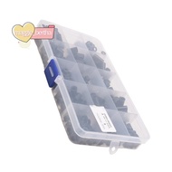 Nylon Spacers, Plastic Spacers Washers Assortment Set 345 Pcs Electrical Outlet  Spacers, M3  Black 