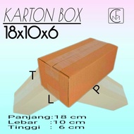 Cardboard Box Size 18x10x6 small cardboard Box/ multipurpose cardboard
