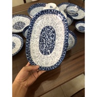 [Real Photo taken by myself] wholesale 2 plates of mango 10 porcelain (ms 809) 25cm