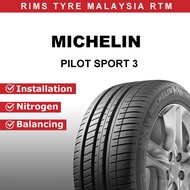205/50R17 - Michelin Pilot Sport 3 PS3 - (Promo16) ( Free Installation ) 205 50 17 inch Tyre Tire Tayar