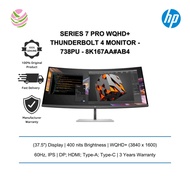 HP Series 7 Pro 37.5 inch WQHD+ Thunderbolt 4 Monitor WQHD+ (3840 x 1600 @ 60 Hz) - 738pu 8K167AA#AB