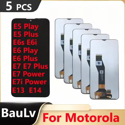 Wholesale 5 Pieces/Lot For Motorola E5 Play Plus LCD Display E6s E6i E6 Play E7 Plus Touch Screen E7