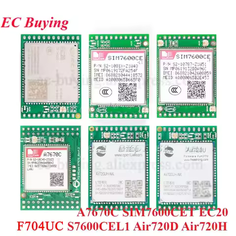 4G Module Development Core Board LTE A7670C SIM7600CE Air720D Air720H EC20 GPS Position Wifi Wireles