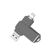 Hp 3 In 1 USB Flash Drive 1TB ไดรฟ์ปากกาหมุนได้สำหรับ Iphone/android/pc Lightning OTG Jump Drive 3.0