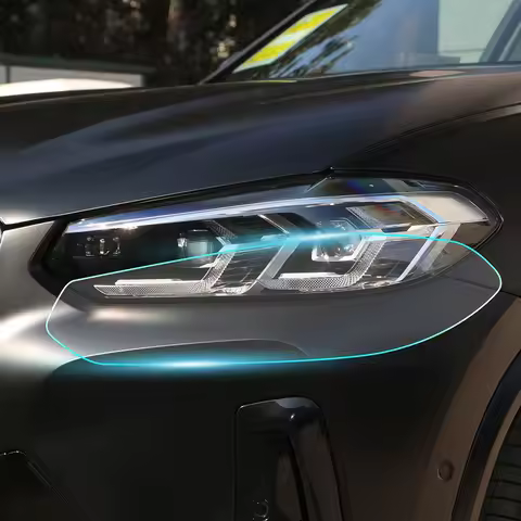 Car Headlight Rearview Mirror Film TPU for BMW X3 M-SPORT M G01 2022 2023 Anti-scratch Transparent P