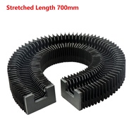 Super Soft HGR25 Linear Guide Bellows Dust Proof Cover 200 1000MM Length