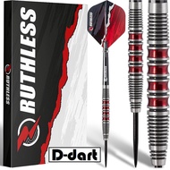 RUTHLESS RX STEEL TIP DART - 22G/24G RED FALCON 90% Tungsten Darts (ARROW DART KELULI)