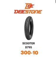 ยางนอกมอเตอร์ไซค์  ล้อScooter 300-10 D795 แบรนด์ดิสโตน Deestone