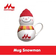 Morinaga Mug Gelas Christmas Hadiah Natal - Snowman