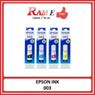 [ORIGINAL] Epson 003 / C13T00V100 Black / C13T00V200 Cyan / C13T00V300 Magenta / C13T00V400 Yellow