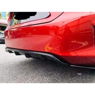 Honda City Gn2 2020-2023 City Hatchback Rs Rear Bumper Diffuser Lip Lips Bodykit Glossy Black Carbon