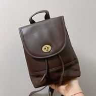 VINTAGE 款 文青 啡色 背包  Coach Style Backpack