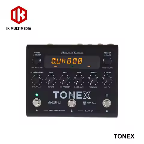 IK Multimedia ToneX Pedal Amp and Distortion Stompbox Pedal