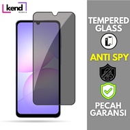 Tempered Glass Anti Spy Samsung A14 A14 5G A24 A34 A54 M14 Screenguard Anti-Scratch Spy Glass Temper