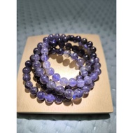 Iolite crystal bracelet