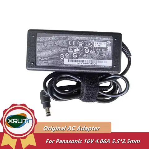 Original 65W 16V 4.06A Charger for Panasonic ToughBook CF-AA6413C M3 CF-AA6412C M1 CF-AA6412C M2 Lap