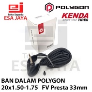 ban dalam polygon 20x1.50 1.75 presta 33mm kenda sepeda lipat urbano