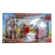 Mattel WWE Bash at The Beach Hulk Hogan Scott Hall Kevin Nash 3-Pack Wrestling Action Figure