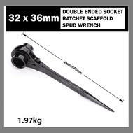 32x36 mm Wrench Set Pointed Tail Dual-use double Ratchet Quick Socket Spanner Tools nut bolt spanner