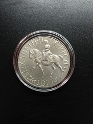 英女皇伊利沙伯二世 1977年登基銀禧 – 50 分 紀念幣（英國） Australia 1977 Queen Elizabeth II Silver Jubilee 50 cents (UK)